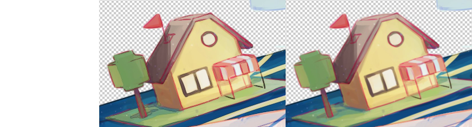 左:before&右:after